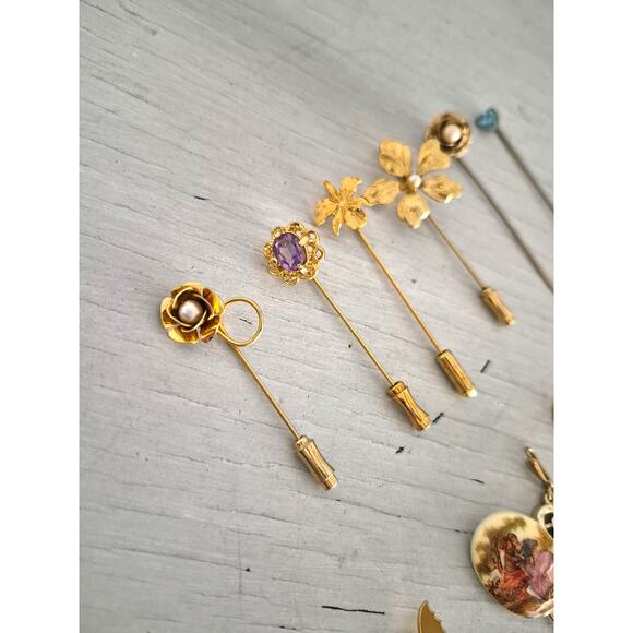 Vintage Lot of 12 Lapel Pins - Picture 3 of 6